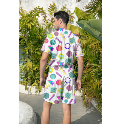 80s Style Funny Men Romper