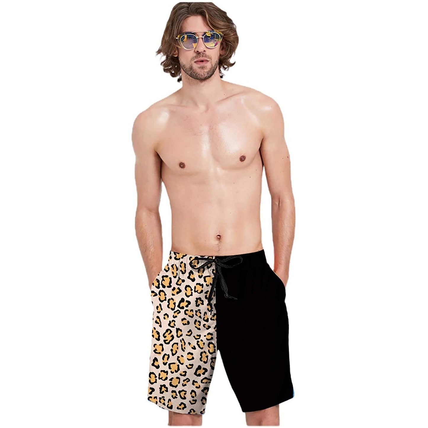 Leopard Funny Swim Trunks