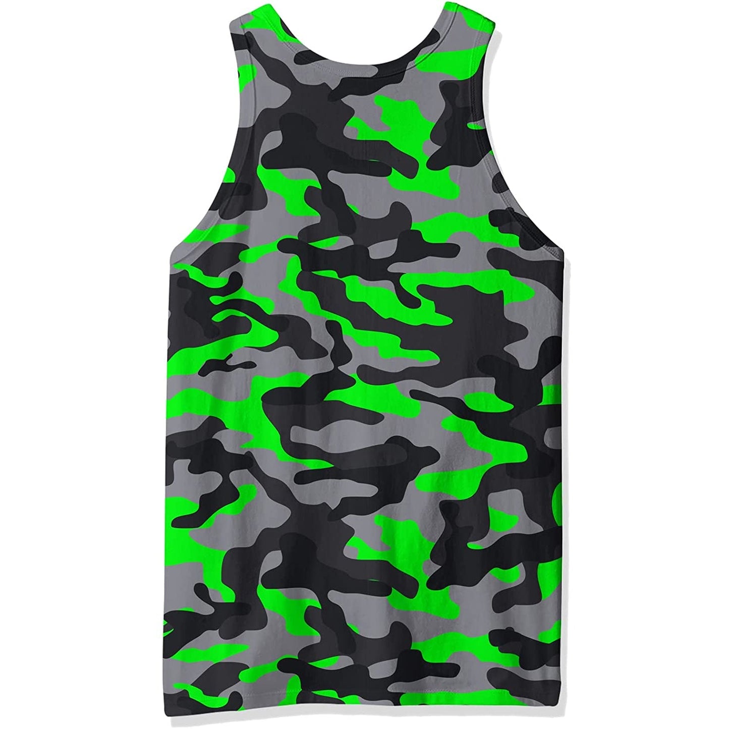 Green Camouflage Funny Tank Top