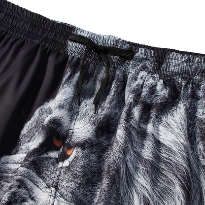 Black Lion Funny Swim Trunks