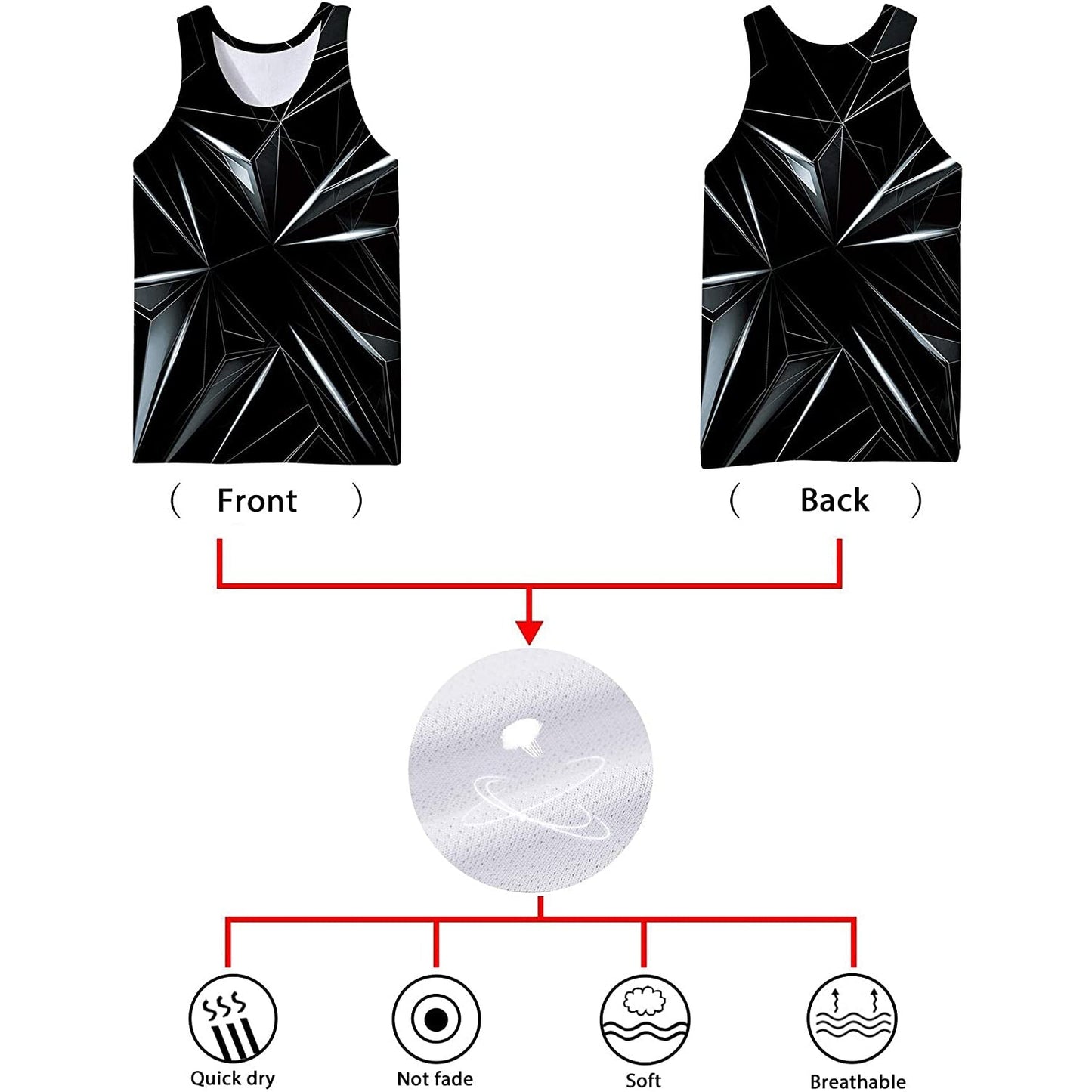Diamond Funny Tank Top
