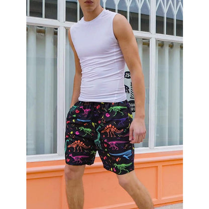 Dinosaur Funny Swim Trunks