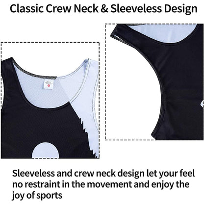 Yin Yang Wolf Funny Tank Top