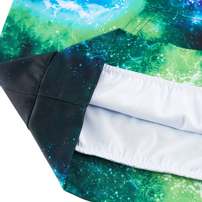 Blue & Green Galaxy Funny Hoodie