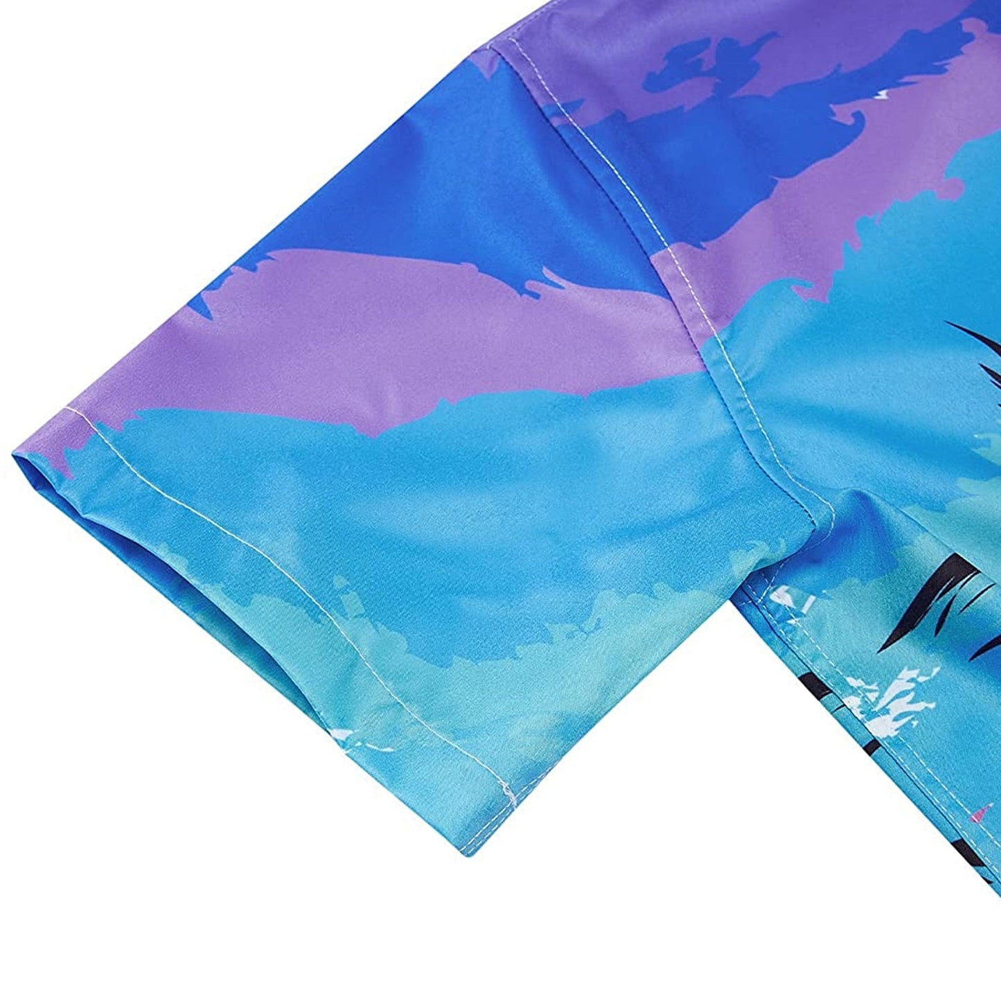 Colorful Palm Tree Funny Button Up Shirt