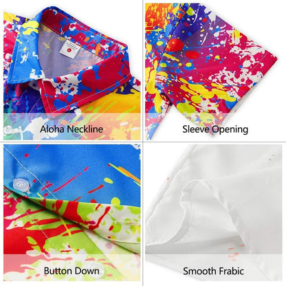 White Spray Paint Funny Hawaiian Shirt