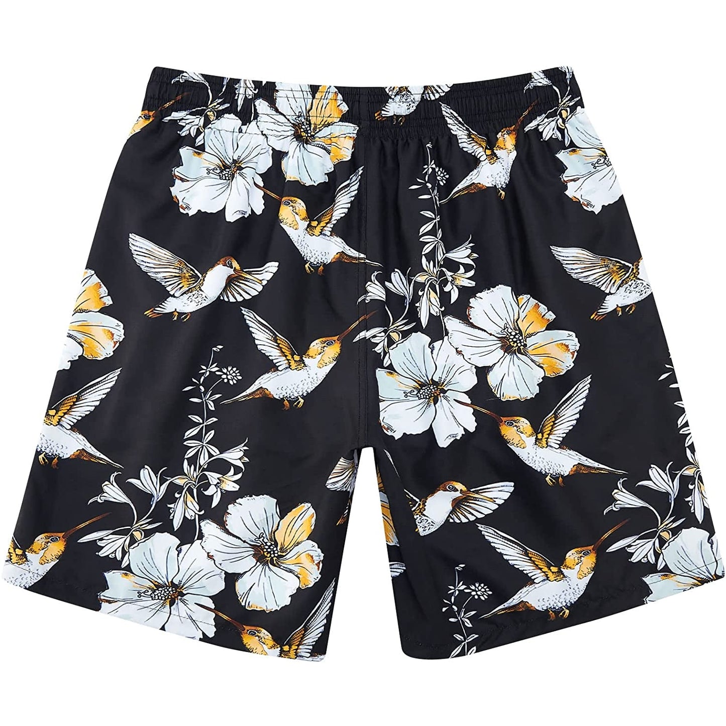 Flower Birds Funny Swim Trunks