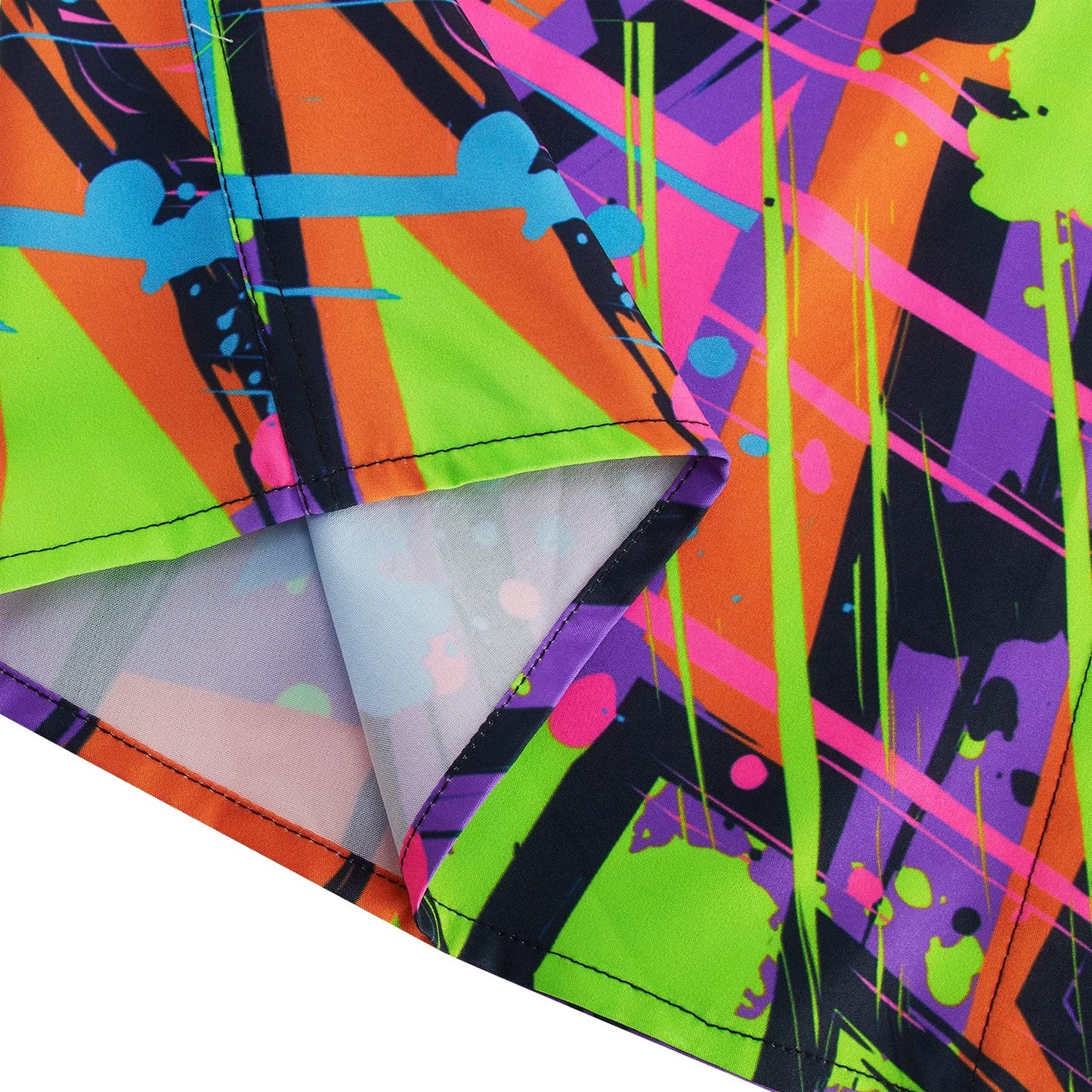 80s Colorful Graffiti Funny Hawaiian Shirt