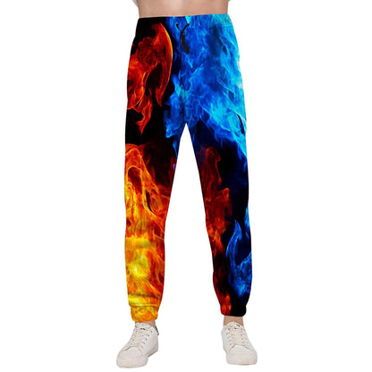 Ice & Fire Smoke Funny Joggers