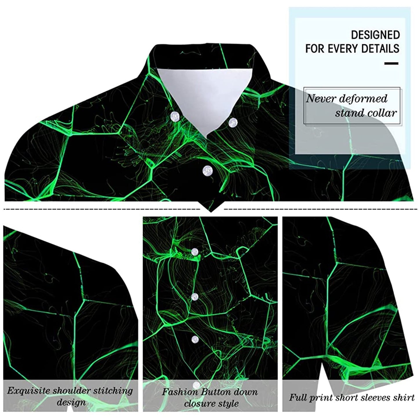 Green Smoke Funny Button Up Shirt