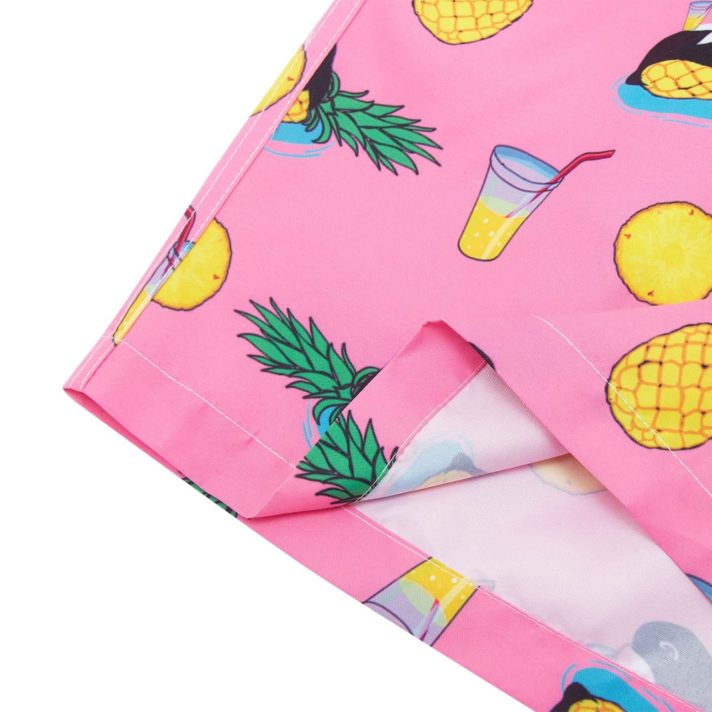 Whale Pineapple Pink Funny Board Shorts