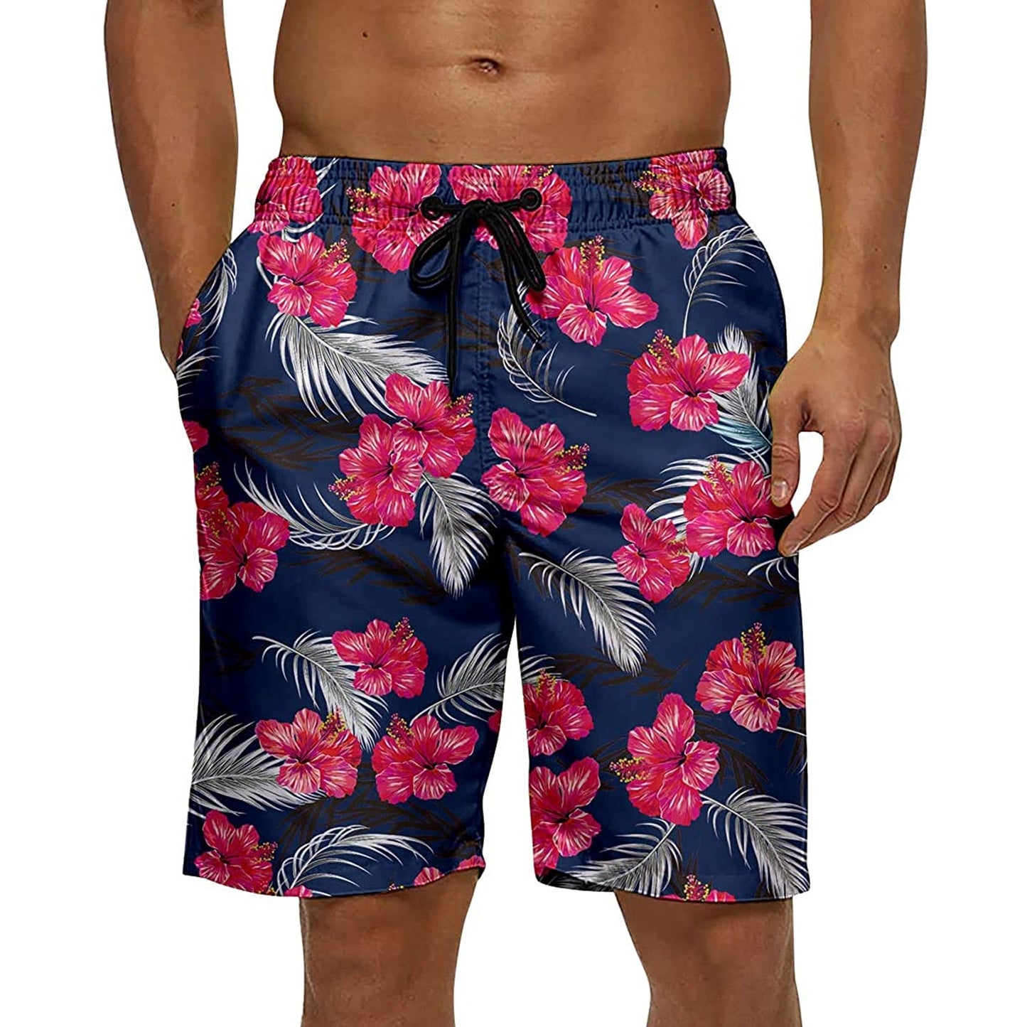 Flowers Feather Funny Swim Trunks