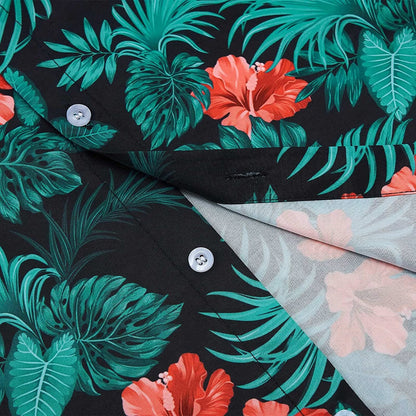Floral Leaf Funny Hawaiian Shirt