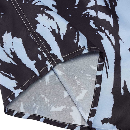 Light Blue Palm Tree Funny Hawaiian Shirt